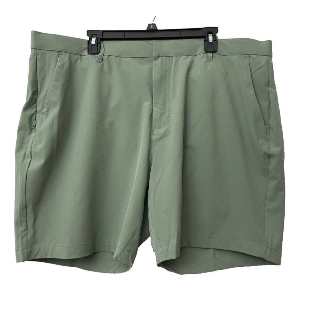 Maelreg Performance Proflex Men's Shorts Light Green Size 42x7 UPF-30+ Stretch